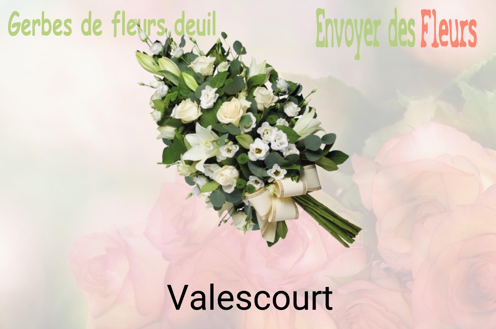 Gerbe de fleurs de deuil livrée à Valescourt